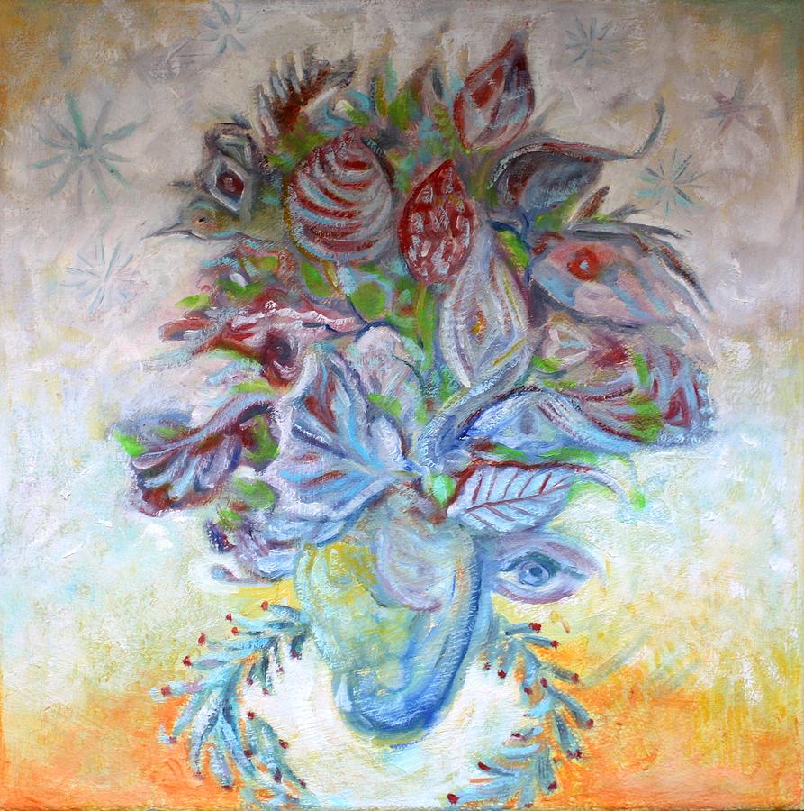 Bouquet Of Flowers Painting by Elzbieta Goszczycka
