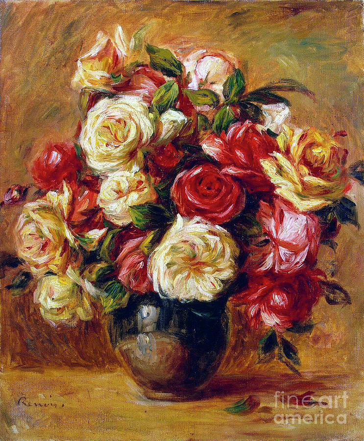 Bouquet Of Roses, C1909. Artist Drawing by Heritage Images