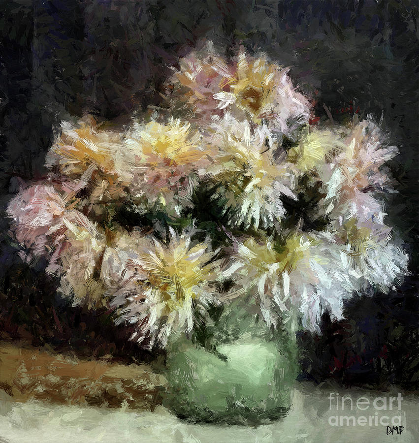 Bouquet Of Spider Chrysanthemum Painting