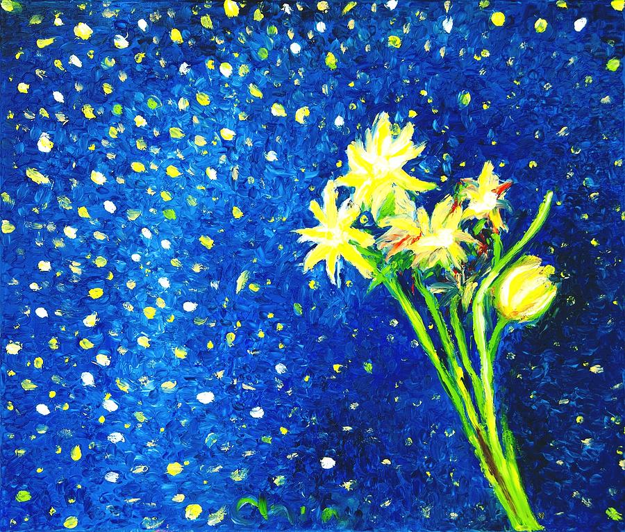 Bouquet of stars Painting by Chiara Magni