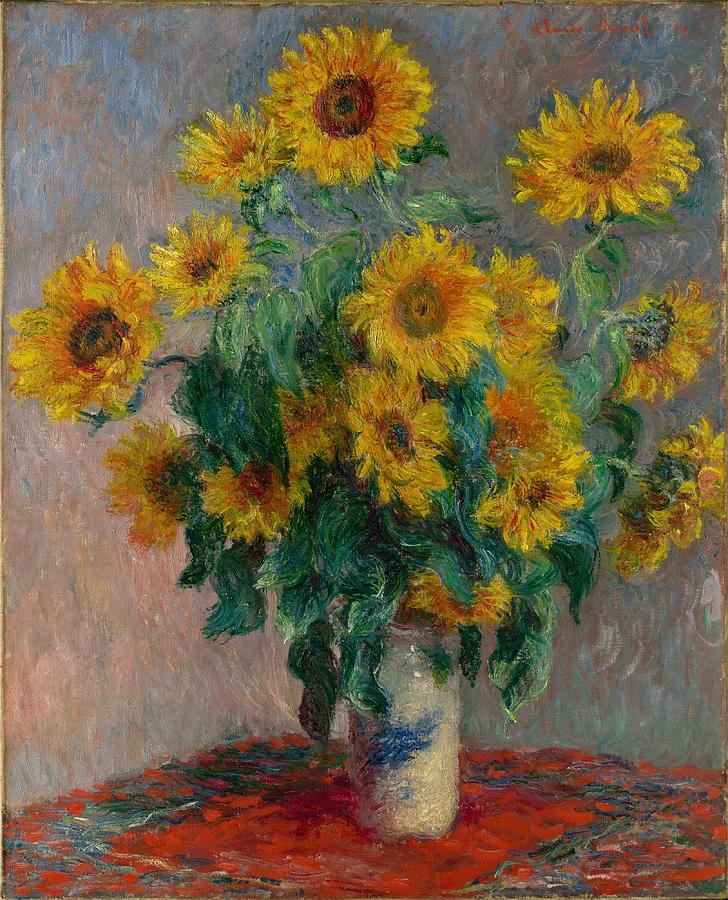 Bouquet Of Sunflowers 1881 Painting