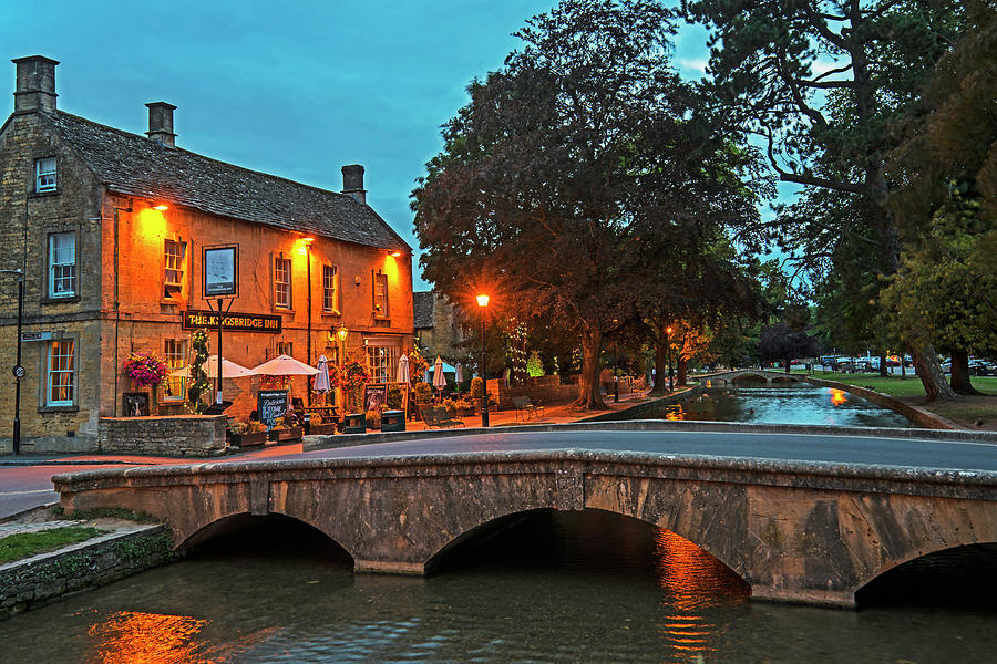 Bourton on the Water Cotswolds UK United Kingdom England Bridge 2 Photograph by Toby McGuire