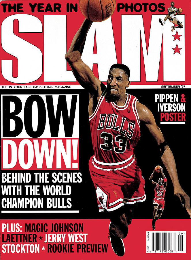 Scottie Pippen Photograph - Bow Down! Behind the Scene with the World Champion Bulls SLAM Cover by Getty Images