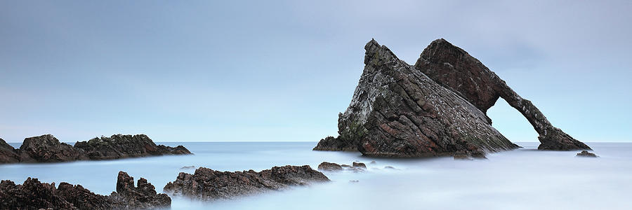 Bow Fiddle Rock in the Twilight Photograph by Grant Glendinning