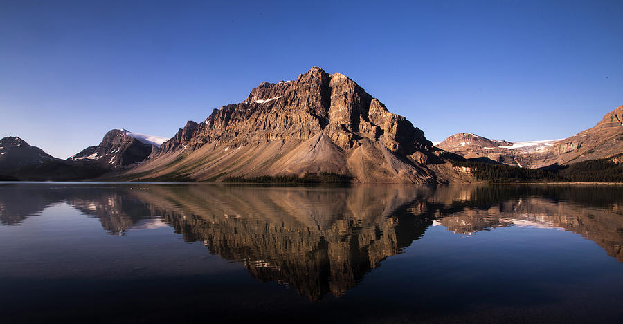 Bow Lake, Banff National Park, Alberta Photograph by Glenn Ross Images