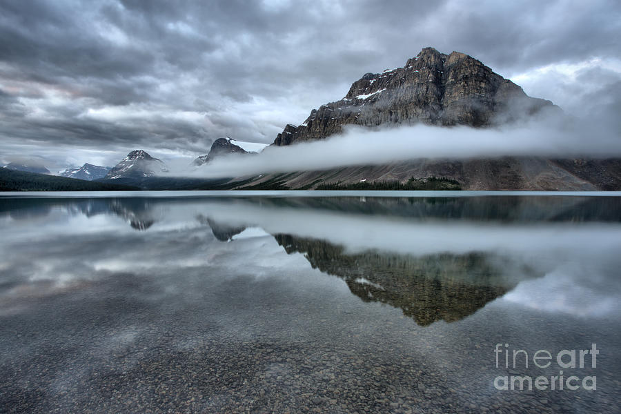 Bow Lake Before Dawn Photograph by Adam Jewell