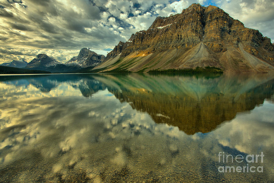 Bow Lake Cloud Explosion Photograph by Adam Jewell