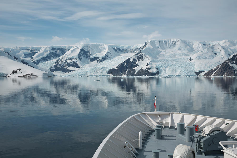 Bow Of Expedition Cruise Ship Ms Hanseatic hapag-lloyd Cruises During ...