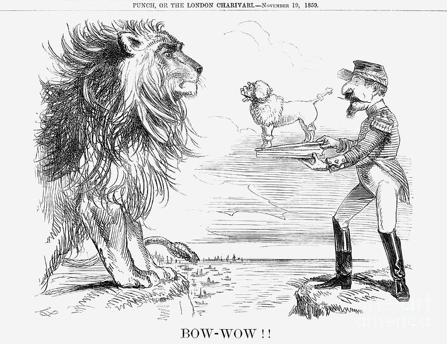 Bow-wow, 1859 Drawing by Print Collector