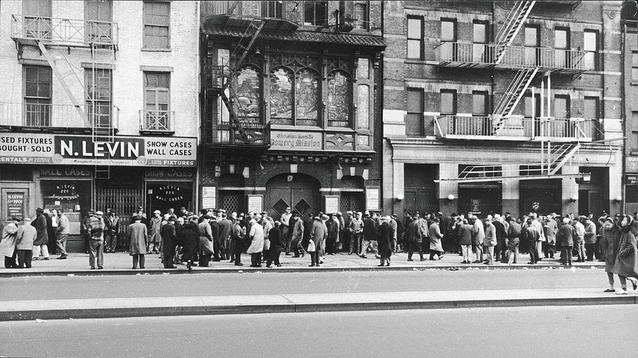 Bowery Mission, 1963 Photograph By Fred W. McDarrah