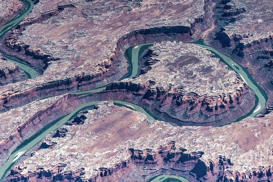 Bowknot Bend on Green River in Utah Photograph by David Oppenheimer