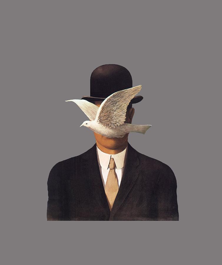 Bowler Hat Rene Magritte Digital Art By Dominique Ballada