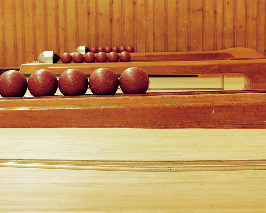 Bowling Balls Photograph by Mark Leary