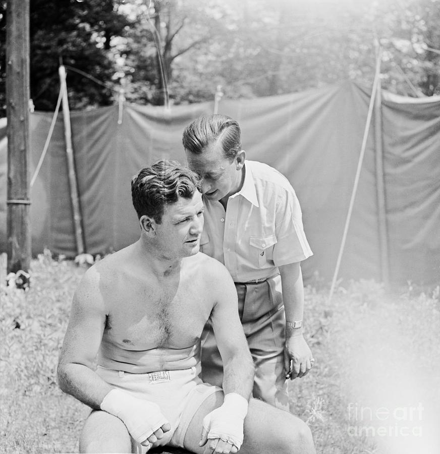 Boxer James Braddock And Manager Joe Photograph by Bettmann