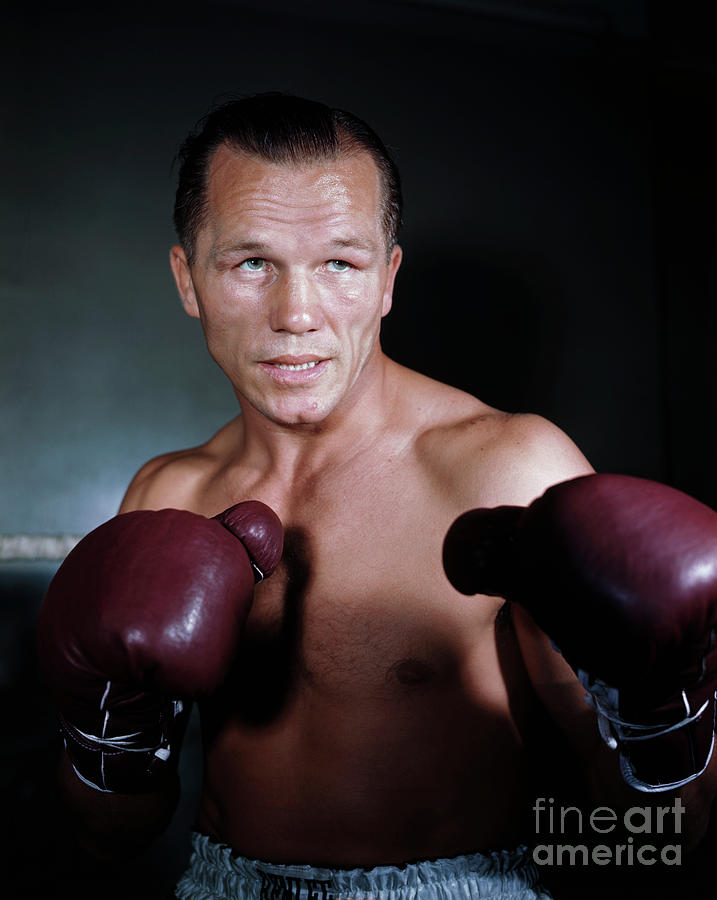 Boxer Tony Zale by Bettmann