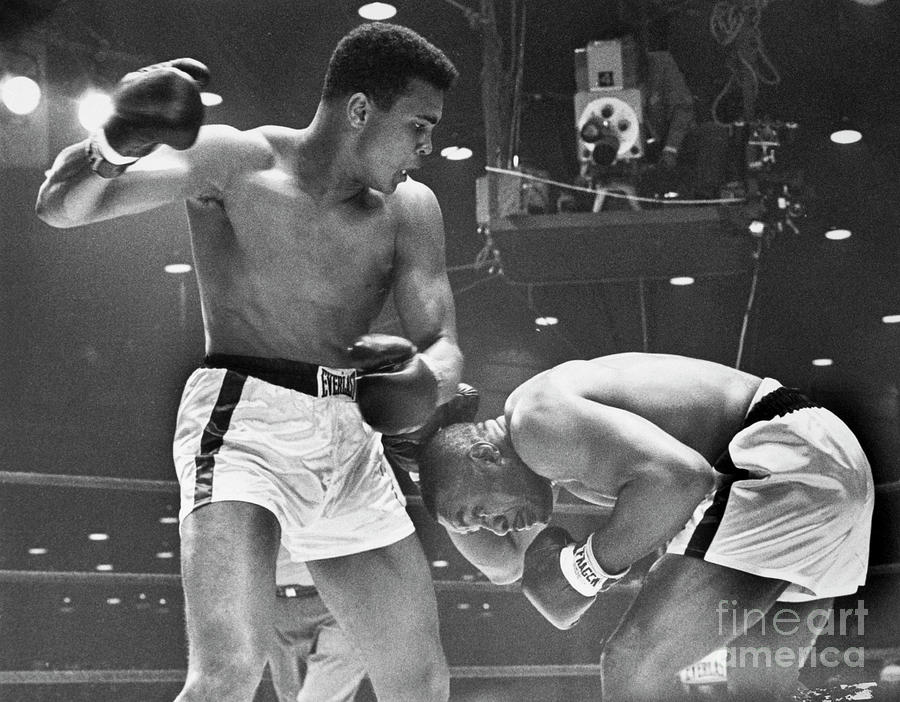 Boxers Cassius Clay And Sonny Liston Photograph by Bettmann