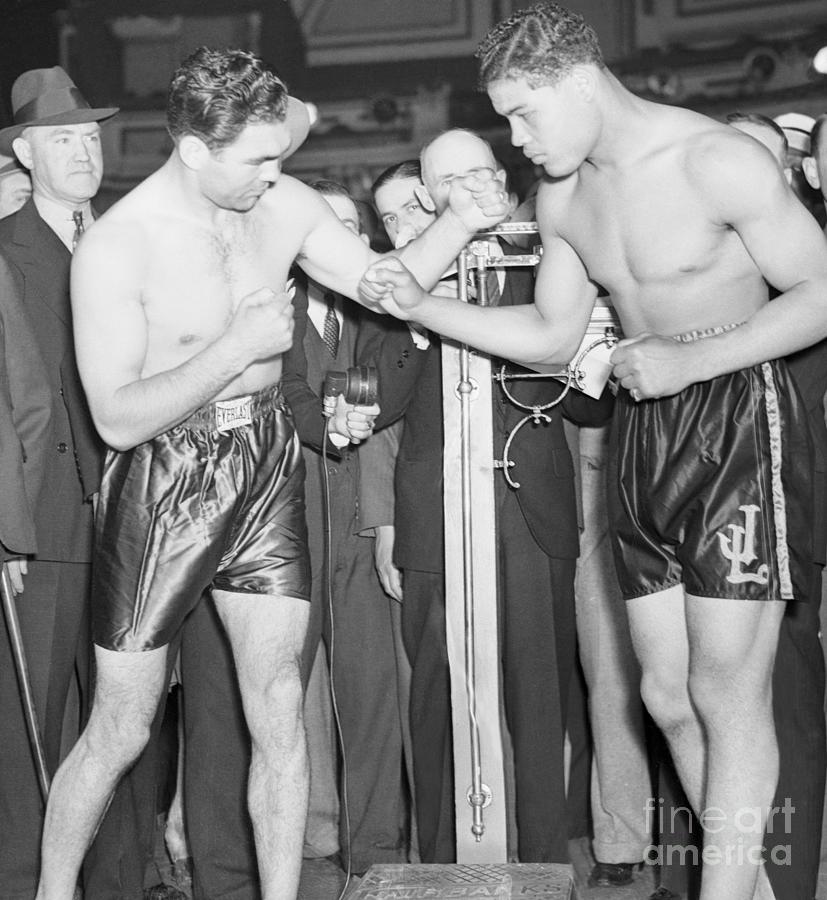 Boxers Max Schmeling And Joe Louis Photograph by Bettmann
