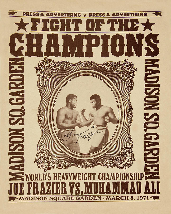 Boxing Advertisement 1971 Photograph by Andrew Fare