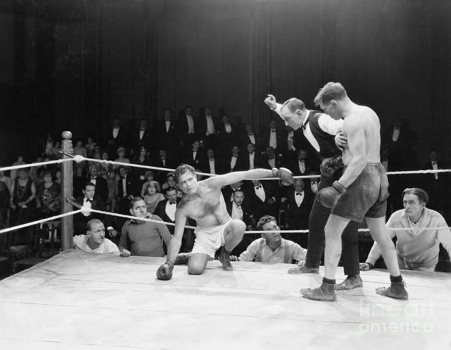 Compete Photograph - Boxing Match by Everett Collection Compete Photograph - Boxing Match by Everett Collection