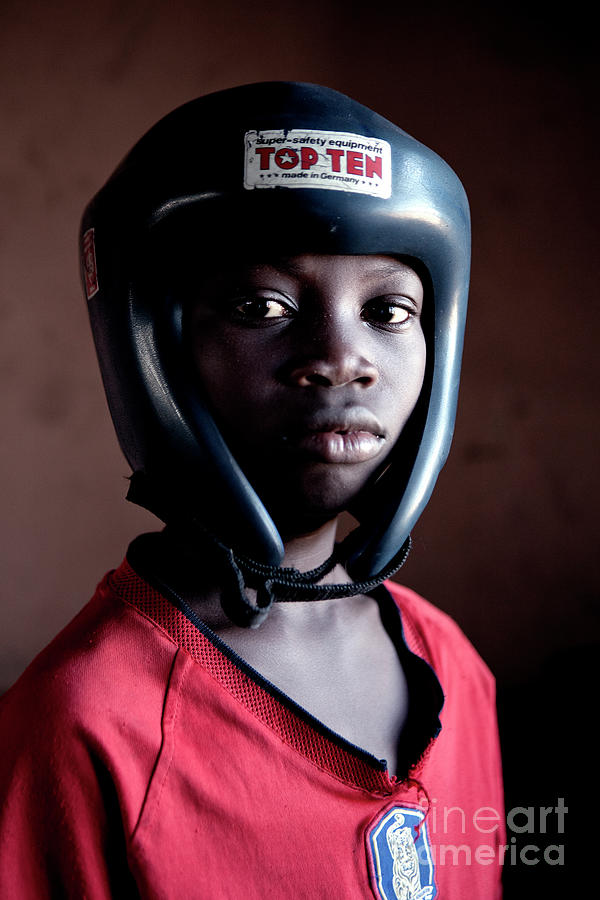 Boy Boxer, Accra, Ghana Photograph by Luca Sage