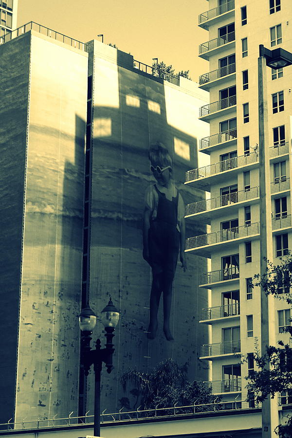 Boy On A Building Photograph
