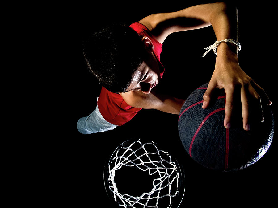 Boy Playing Basketball Photograph by Juanma Esteban