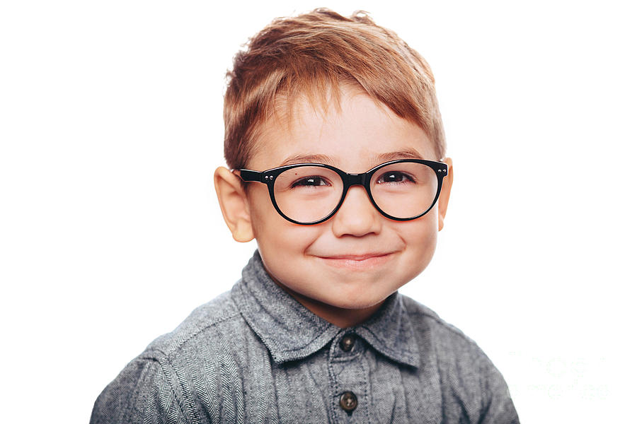 Boy Wearing Glasses Photograph by Peakstock / Science Photo Library