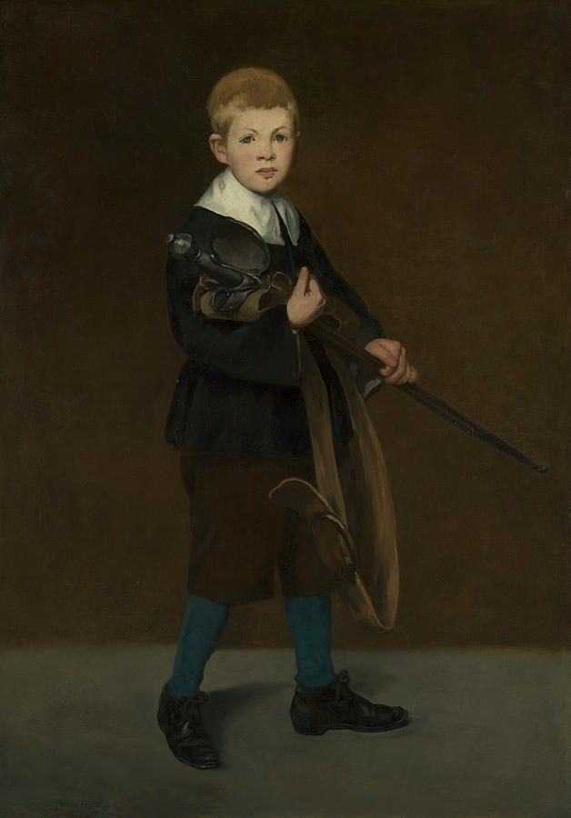 Boy with a Sword, 1861 Painting by Edouard Manet