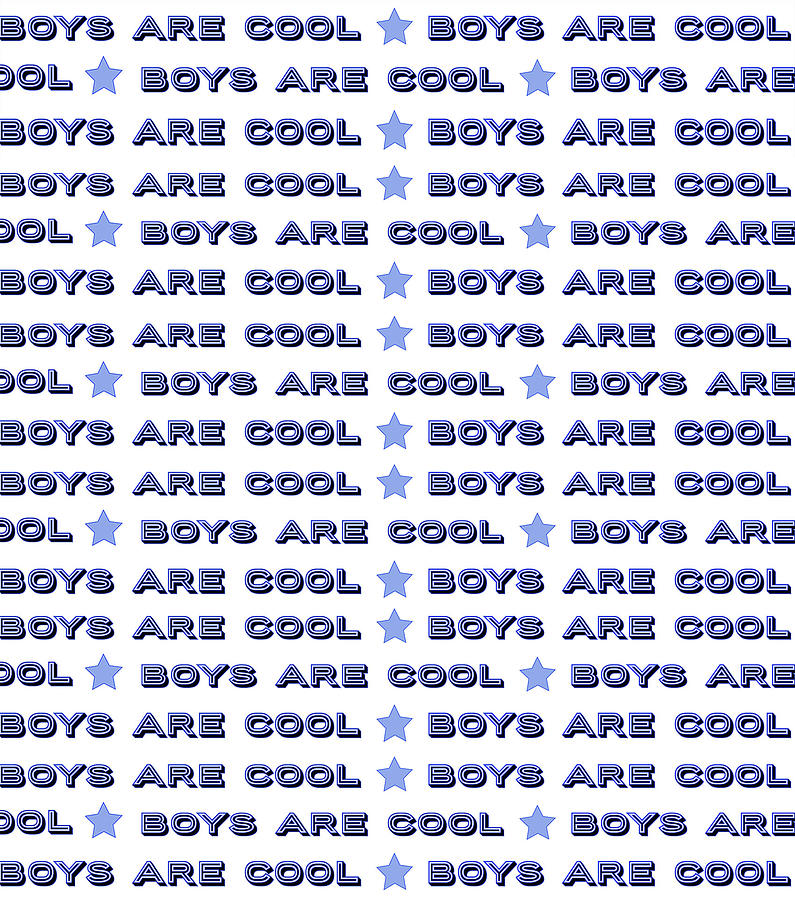 Boys Are Cool Digital Art by Ashley Rice Boys Are Cool Digital Art by Ashley Rice
