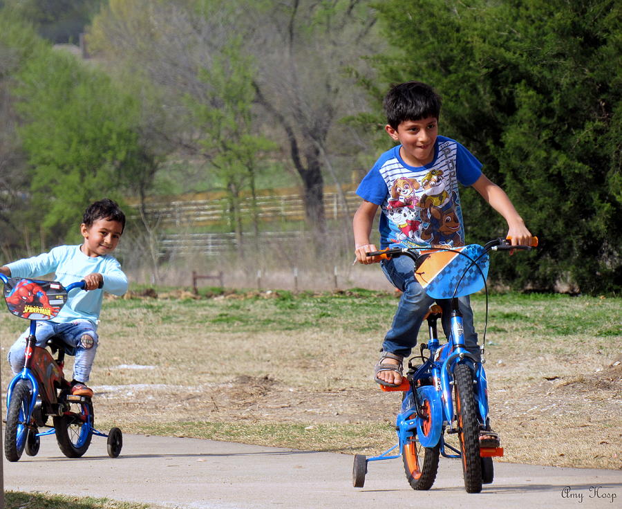 Boys on Bikes Photograph by Amy Hosp