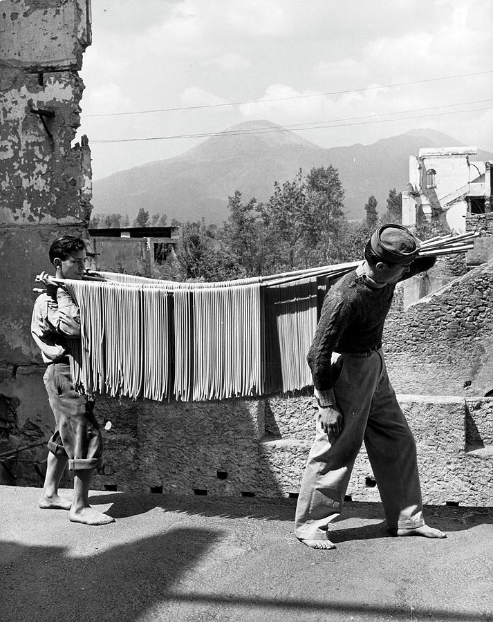 Boys Working In Pasta Factory Carry Photograph by Alfred Eisenstaedt Boys Working In Pasta Factory Carry Photograph by Alfred Eisenstaedt