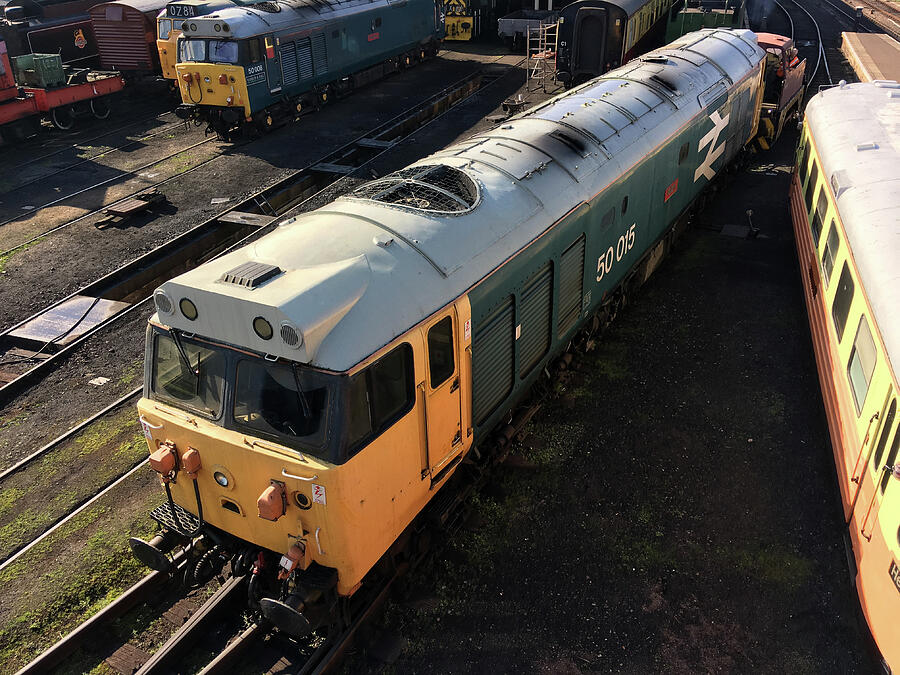 BR Class 50 50015 Diesel Locomotive Photograph by Gordon James