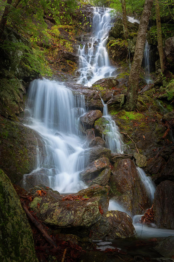 Brace Mountain Falls NY Photograph by Bill Wakeley