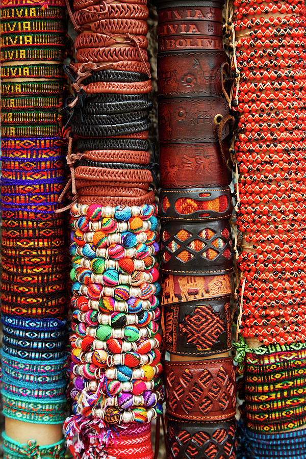 Bangle Photograph - Bracelets At Shop In Witches Market, La by David Wall