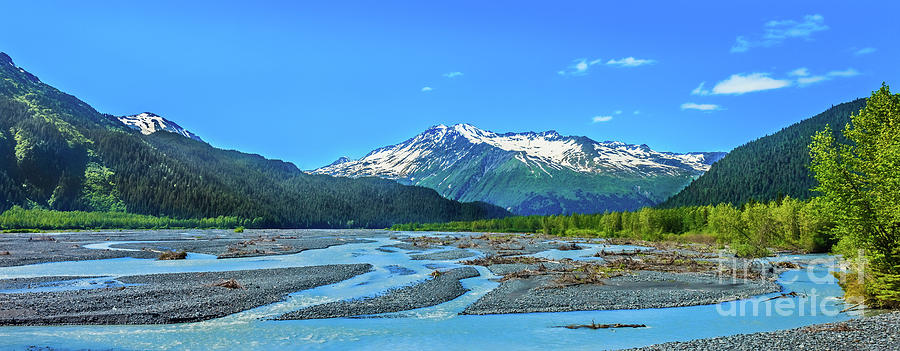 Nature Photograph - Braided River by Robert Bales