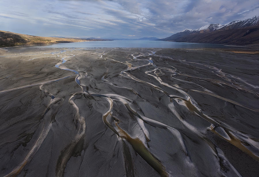 Braided River Photograph by Yan Zhang