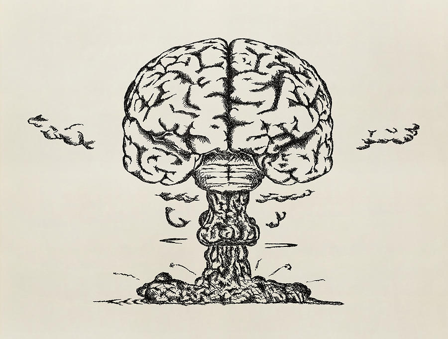 Brain Launch. Sketch Photograph by Alex doubovitsky