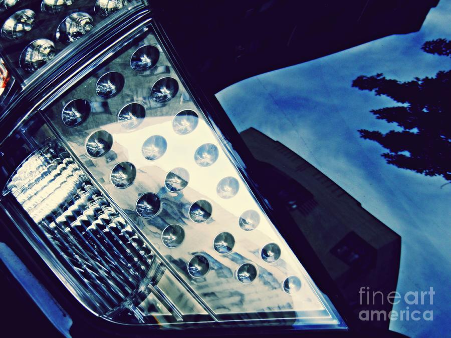 Car Photograph - Brake Light 76 by Sarah Loft