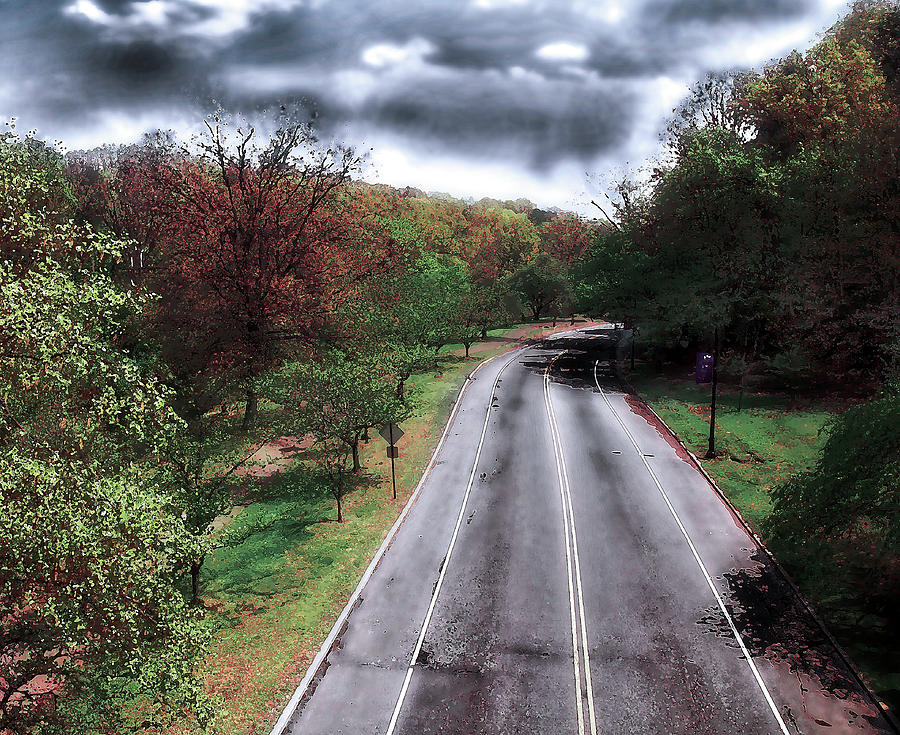 Branch Brook Park Drive New Color Photograph by Kellice Swaggerty
