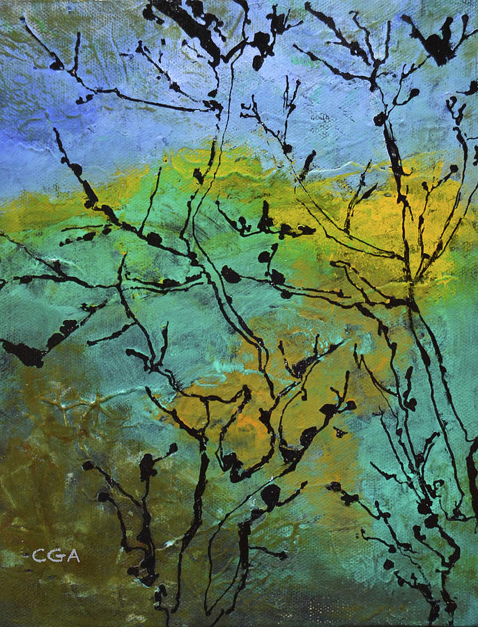 Tree Painting - Branches In The Sun by Carol Grace Anderson