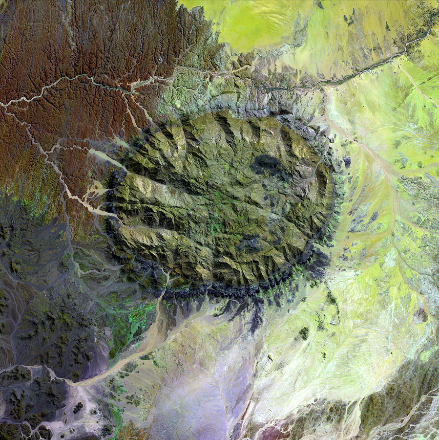 Nature Digital Art - Brandberg Massif, Namibia by Print Collection