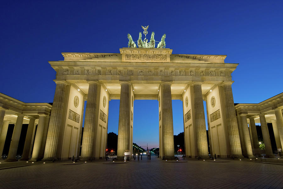 Brandenburg Gate Berlin Digital Art by John Philip Harper - Pixels