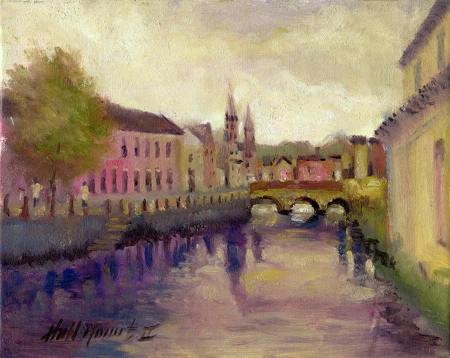 Brandon River, Cork, Ireland Painting by Hall Groat Ii