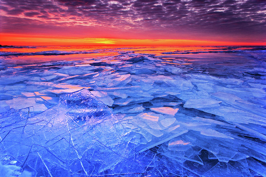Brash Ice Photograph by Joshua Bozarth