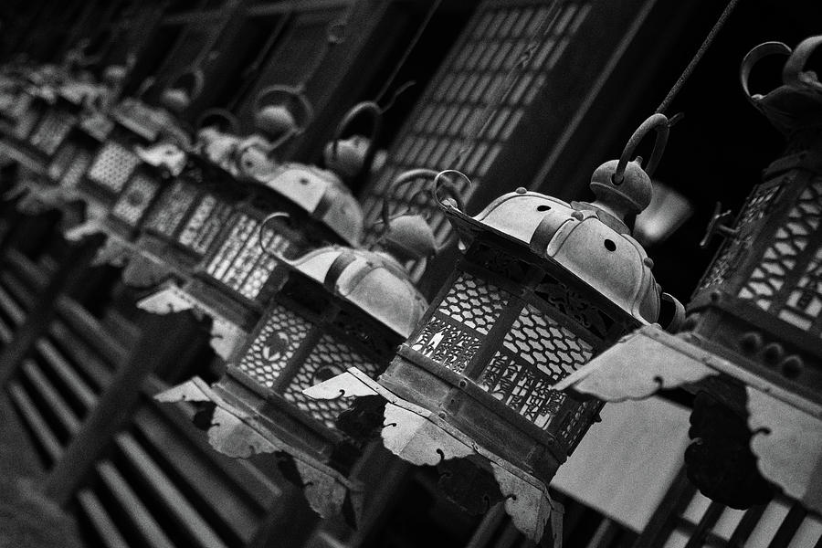Brass Laterns Nara Photograph by Jeremy Voisey