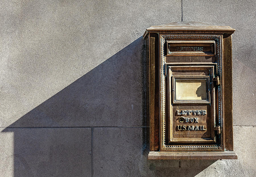 Brass Letter Box Photograph by Robert Ullmann