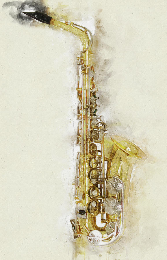 Brass Saxophone Photograph