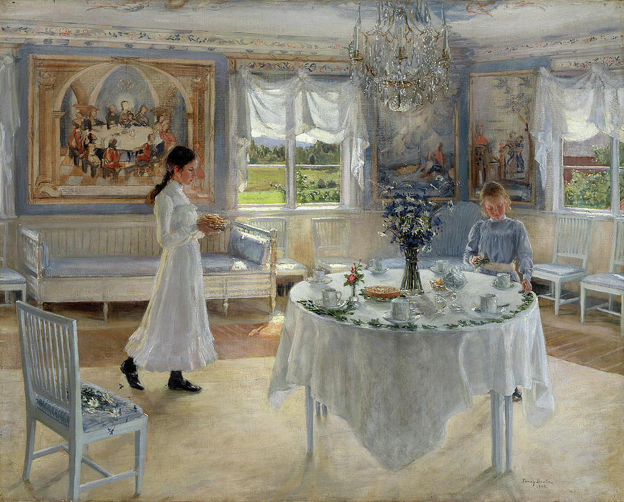 Brate: Celebration, 1902 Painting by Fanny Brate