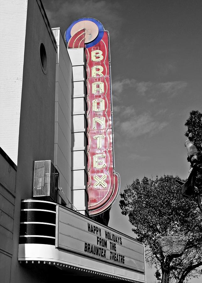 Brauntex Theater Photograph by Mary Pille