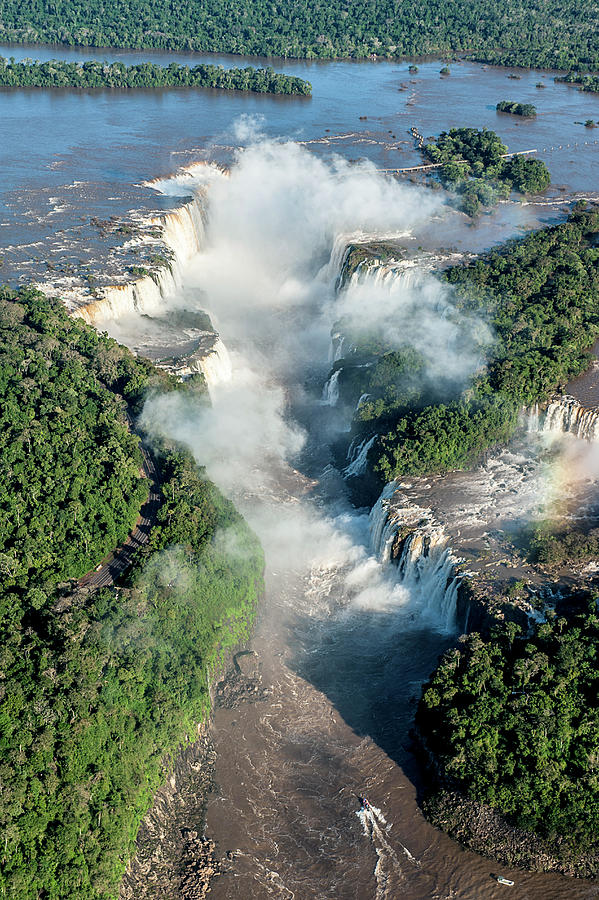 Brazil, Parana, Iguazu National Park, Cataratas Foz Do Iguacu Digital Art by Giordano Cipriani